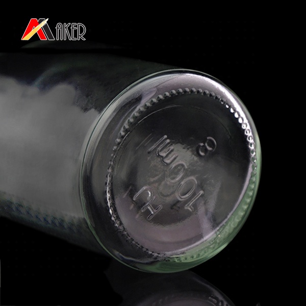 Empty 100ml Clear Boston Round Cosmetic Essential Oil Glass Dropper Bottle Screen Printing Personal Care