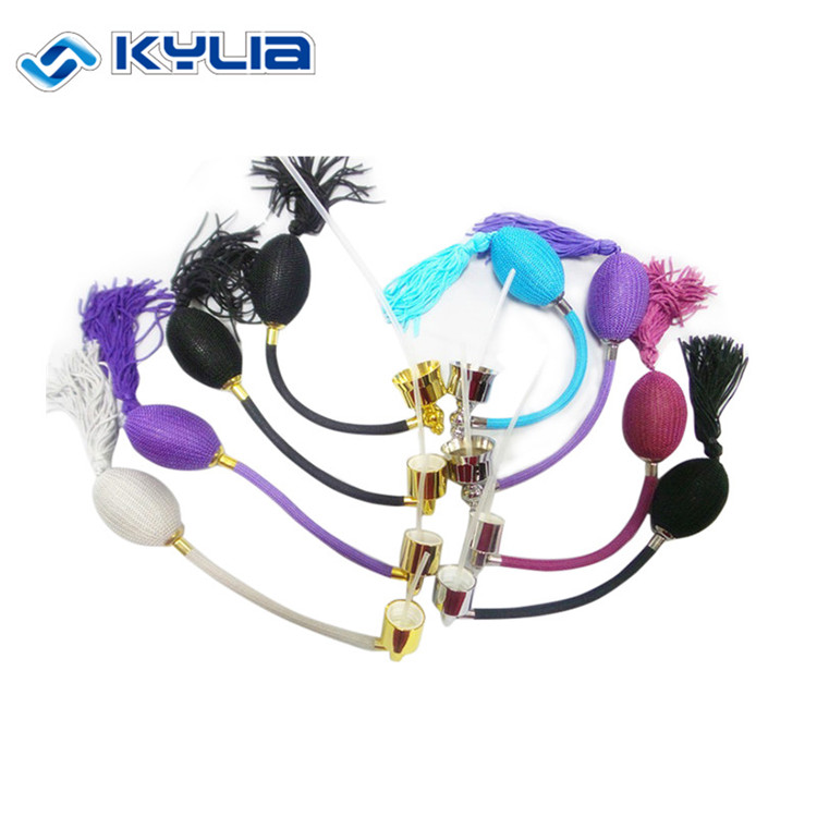 Empty 100ml Clear Vintage Long Spray Tassels perfume Atomizer Pump Refillable Glass Bottle with pump