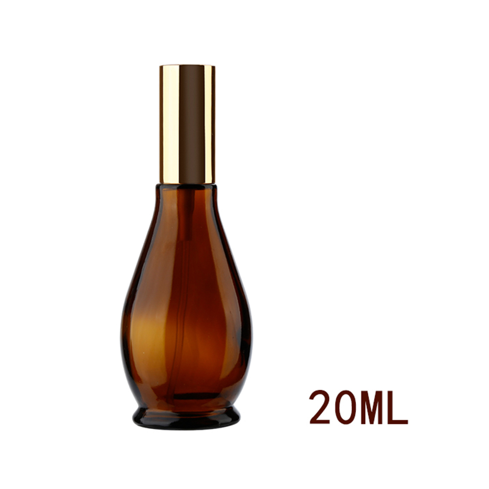 Empty 100ml amber glass bottle Refillable Perfume Atomizer Spray Bottle