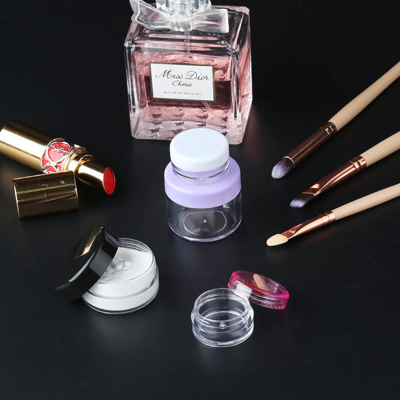 Empty 10g Makeup Plastic Cosmetic Lip Scrub Cream Acrylic Powder Jar Container