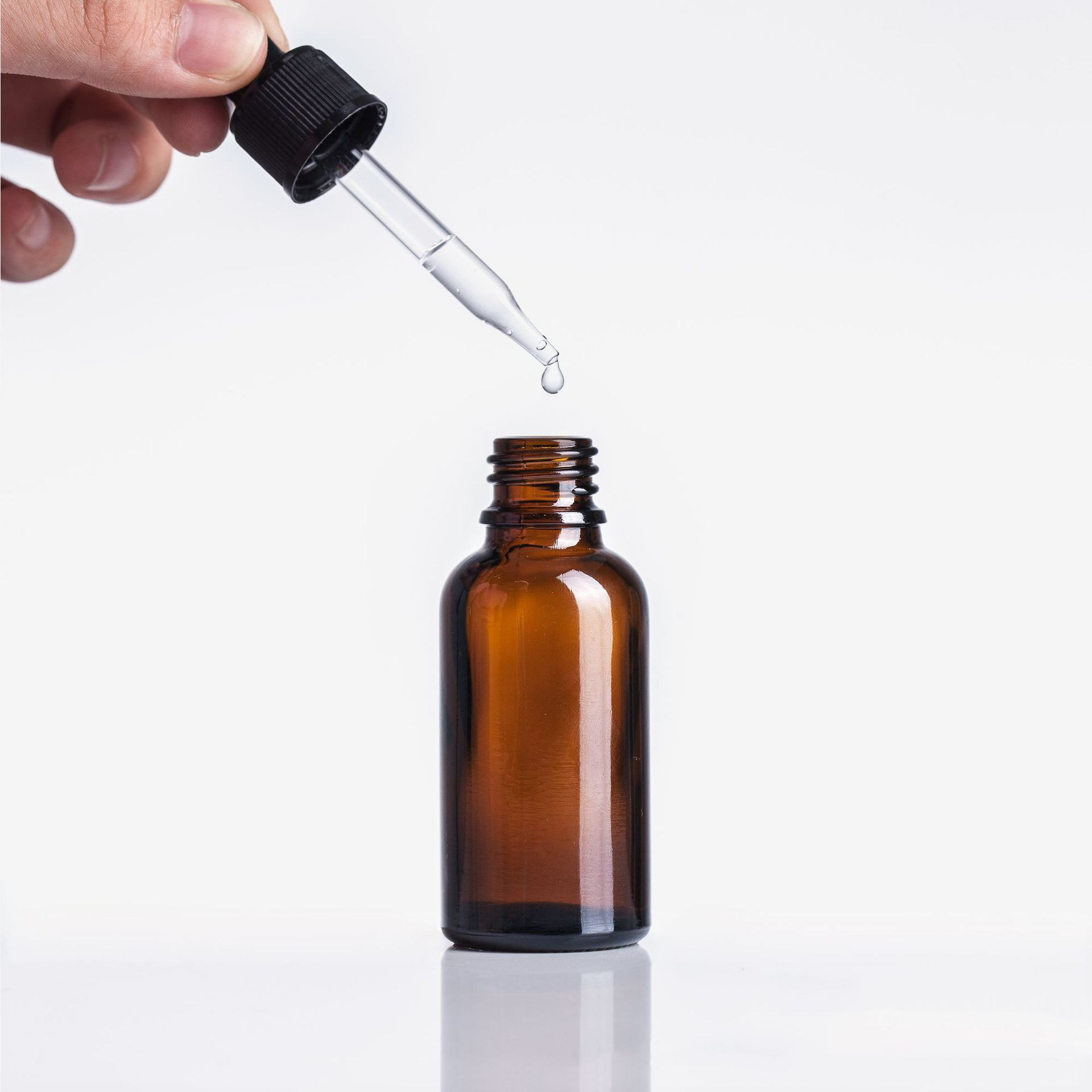 Empty 10ml 15ml 20ml 30ml 50ml 100ml amber glass essential oil dropper bottle with pipettes