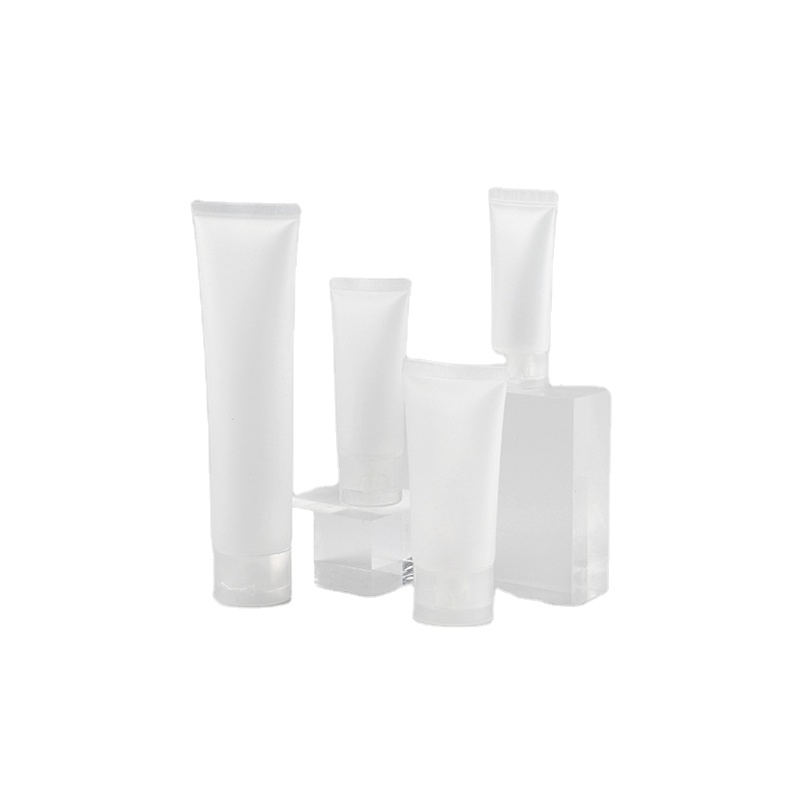 Empty 10ml 15ml push Lip Gloss squeeze tubes Clear plastic tubes with lid Containers Mini Soft tube for Cosmetic package