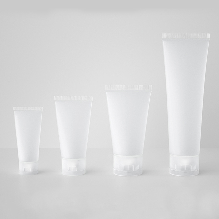 Empty 10ml 15ml push Lip Gloss squeeze tubes Clear plastic tubes with lid Containers Mini Soft tube for Cosmetic package