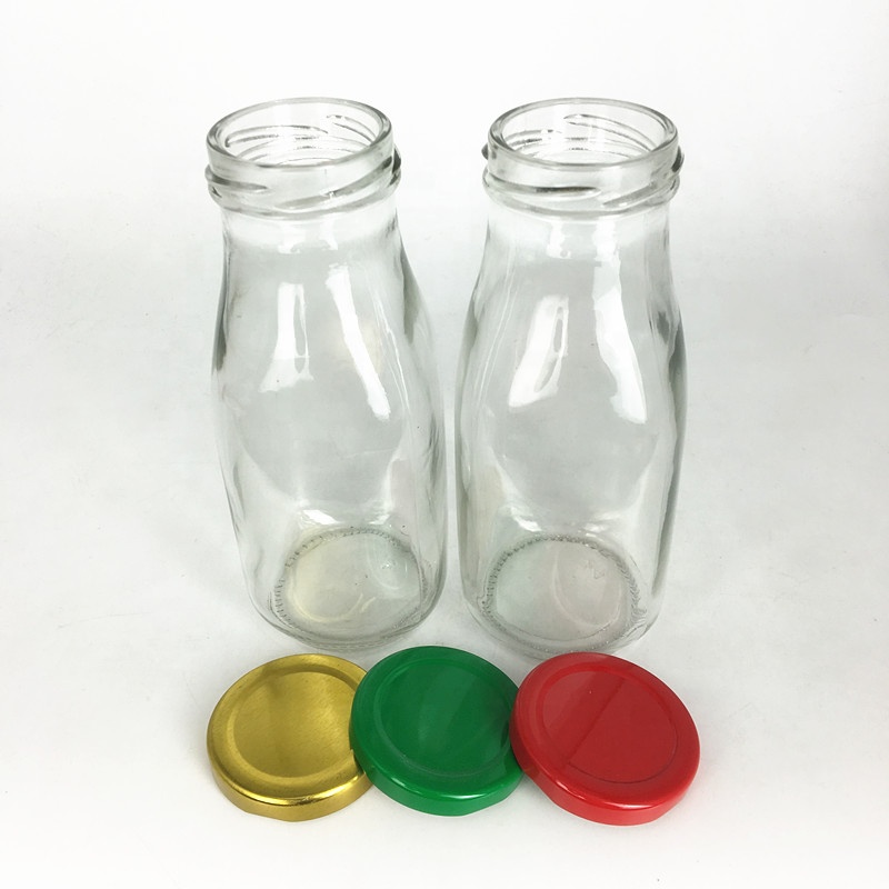 Empty 10oz beverage/ kombucha tea / juice glass bottles with sealed lid wholesale