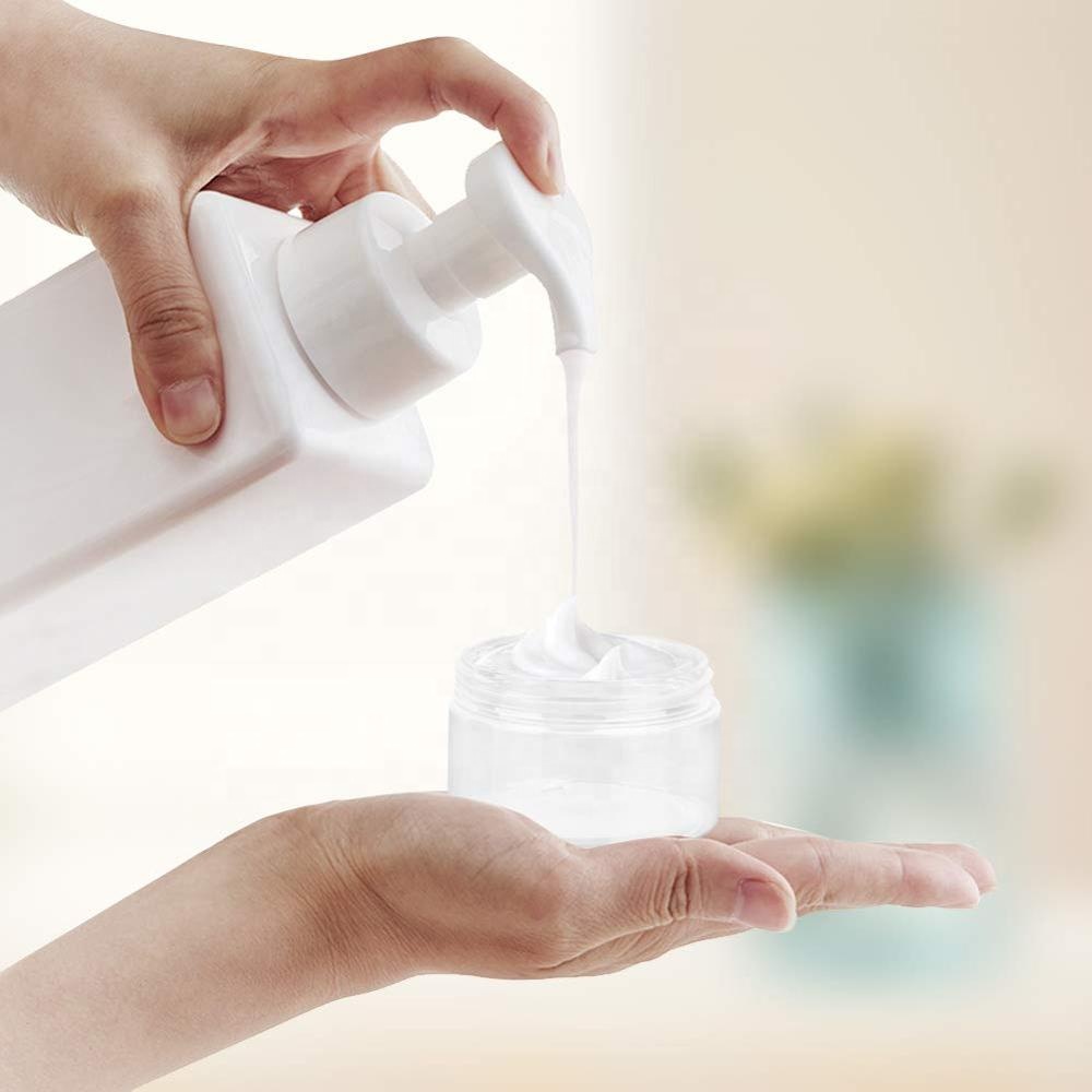 Empty 12 Pack Clear Plastic Slime Storage Favor Jars Wide-mouth Plastic Containers with White Lids for Beauty Products