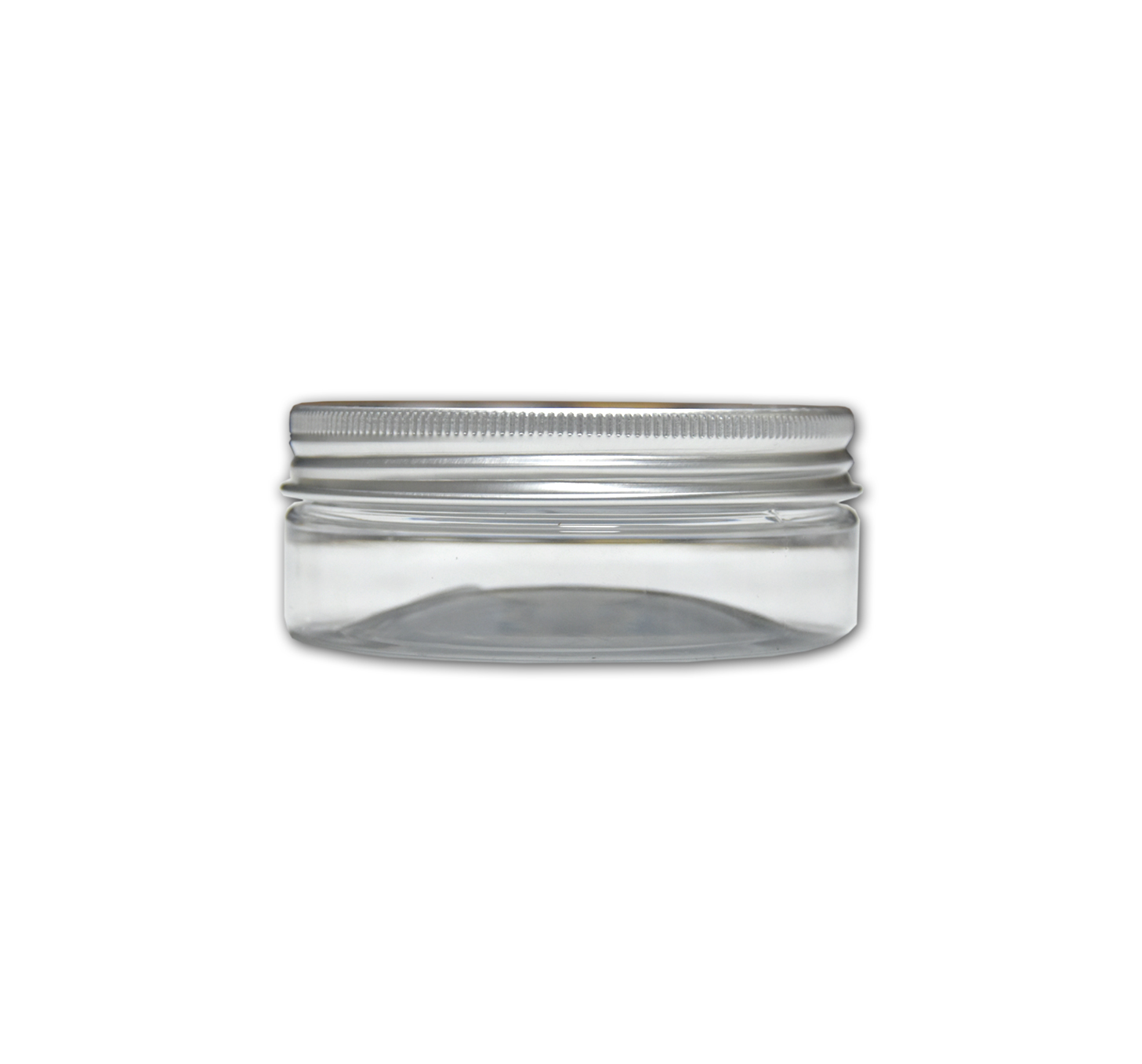 Empty 120g Clear Body Cream Facial Care Lotion Packaging Cosmetic Round PET Container Jar