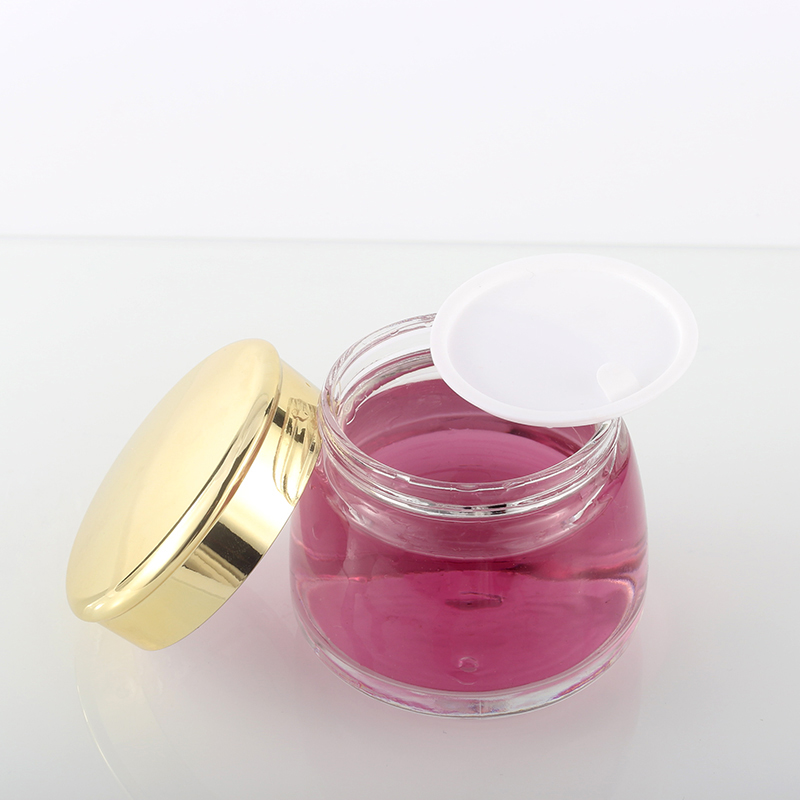 Empty 130g face cream containers skin care luxury frost cosmetic glass jar
