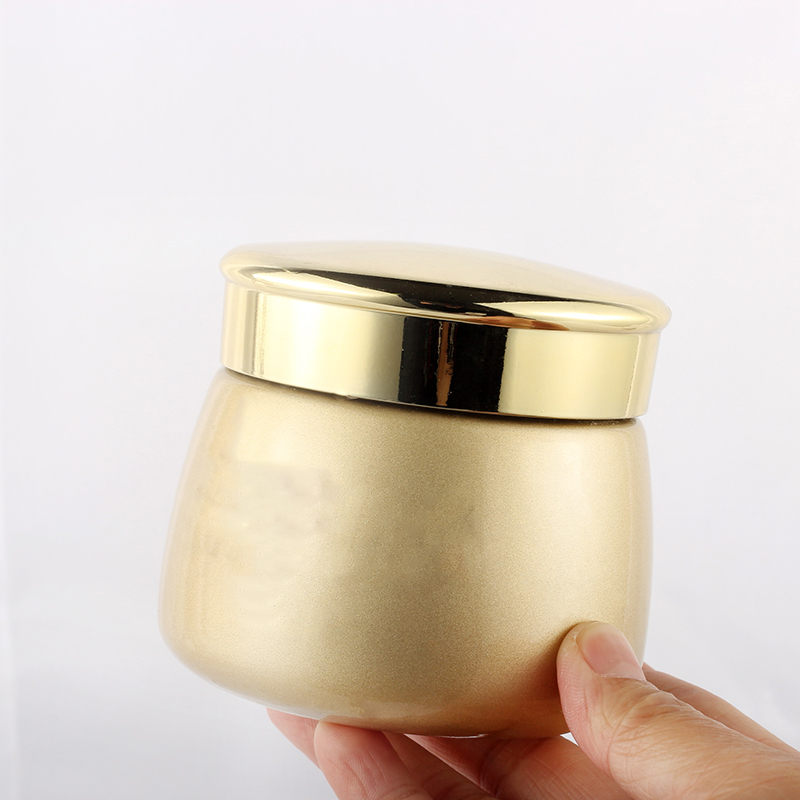 Empty 130g face cream containers skin care luxury frost cosmetic glass jar