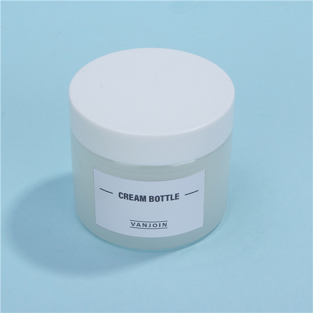 Empty 150 ml Cosmetic Packaging Clear PET Plastic Cream Jar Round Straight Side Jar With Cap