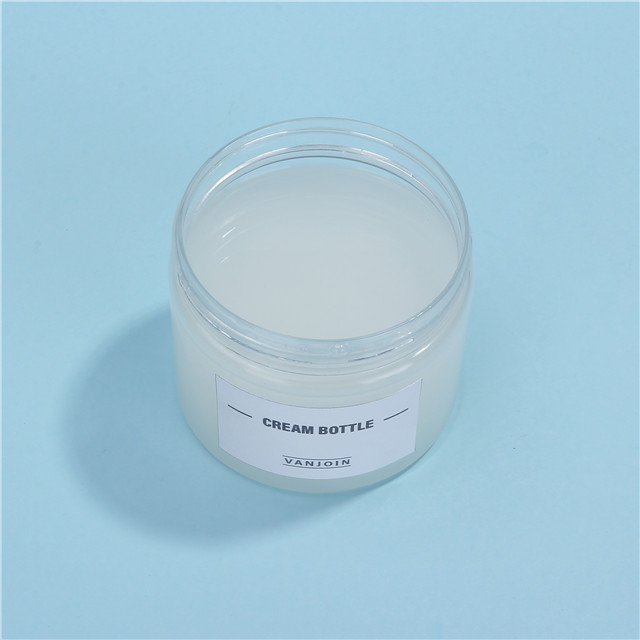 Empty 150 ml Cosmetic Packaging Clear PET Plastic Cream Jar Round Straight Side Jar With Cap