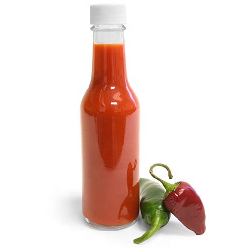 Empty 150ml 5oz Glass Sauce Bottle Hot oil red sauce salad dressing Chili ketchup mustard creamy sauce Bottle