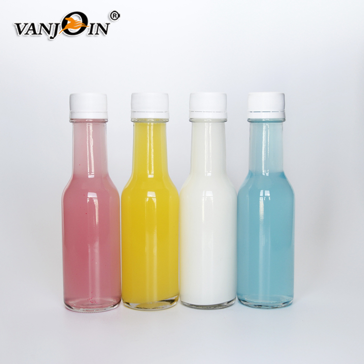 Empty 150ml 5oz Glass Sauce Bottle Hot oil red sauce salad dressing Chili ketchup mustard creamy sauce Bottle