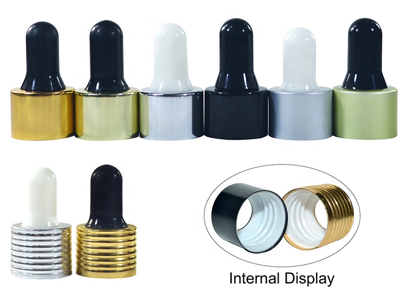 Empty 15ml 30ml 50ml 100ml clear amber blue green essential oil glass dropper bottle