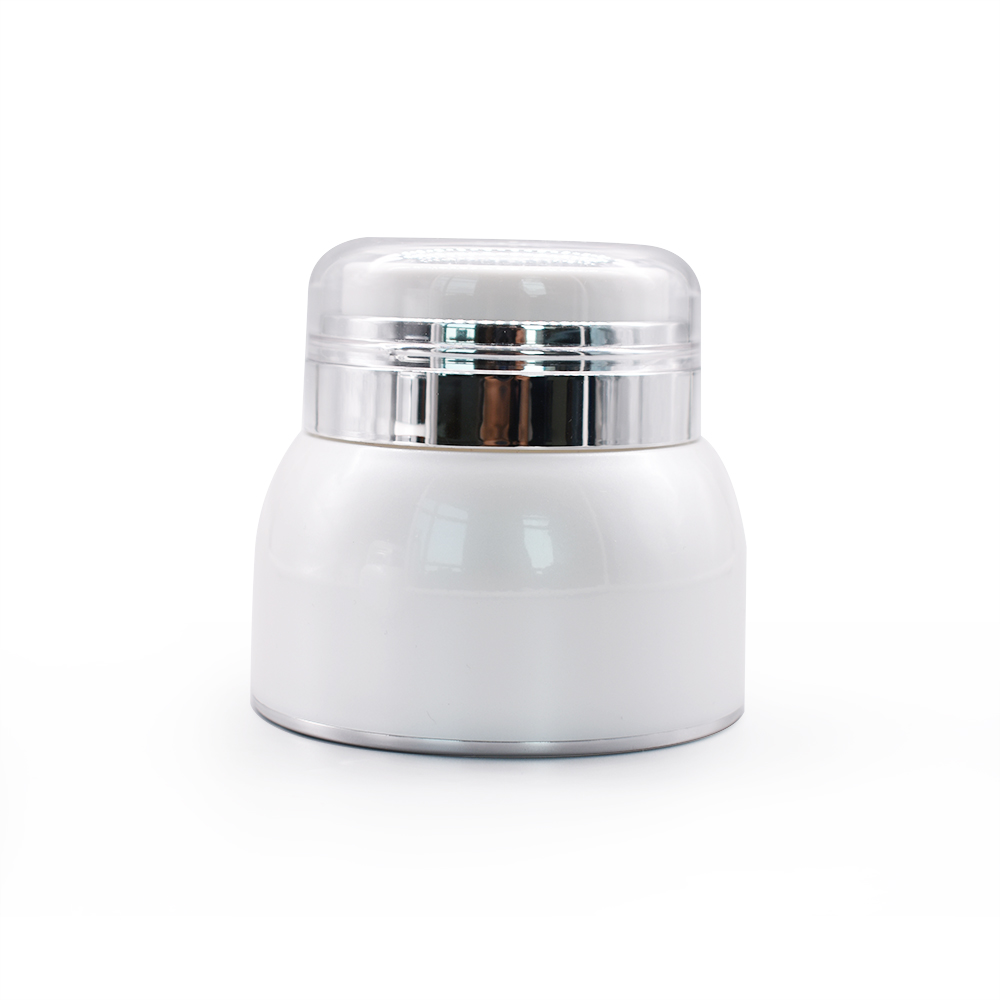 Empty 15ml 30ml 50ml cosmetic packaging set plastic acrylic airless pump cream jar