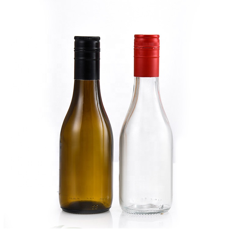 Empty 187ml 375ml 750ml 1500ml round champagne glass wine bottles