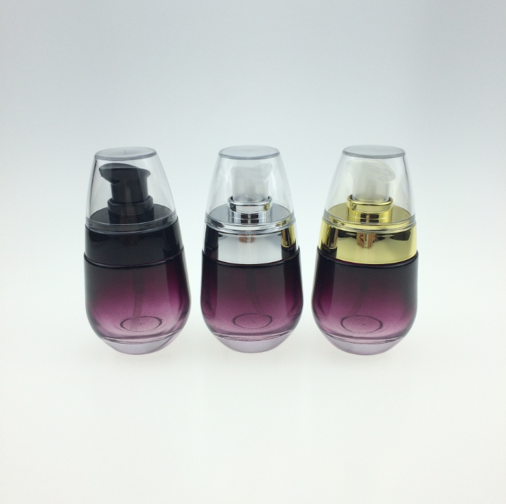 Empty 2oz 4oz 120g glass cosmetic jar/cosmetic cream jar glass empty/oval shape cream jar container 120ml