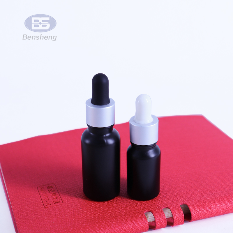 Empty 30 ml hexagon thick bottom perfume glass bottle 30ml dropper glass bottle for essential oil