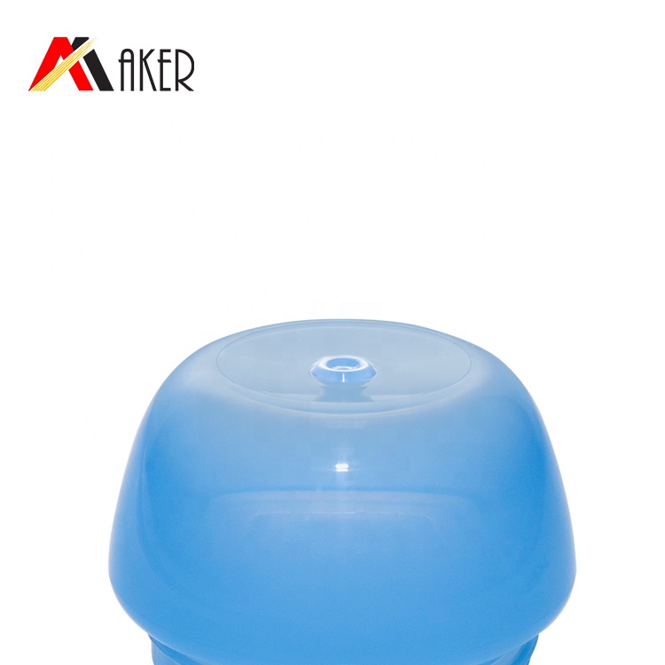 Empty 30 ml semi-transparent blue cheap pp cream jar for cosmetic with lid in stock