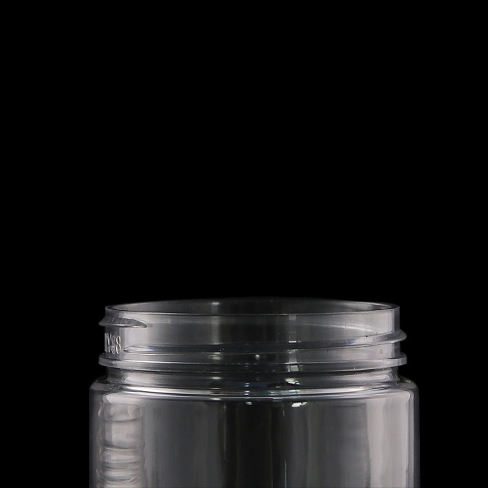 Empty 30g 40g 50g 60g 80g 120g 150g Wide Mouth Clear PET Plastic Cosmetic Jar with Custom Lid