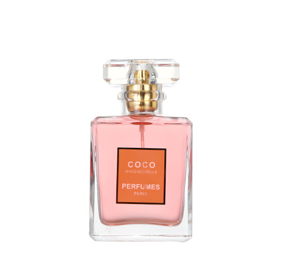 Empty 30ml 50ml 100ml Clear Flat Square Glass Perfume Bottle Crimp Parfum Spray Glass Bottles Wholesale