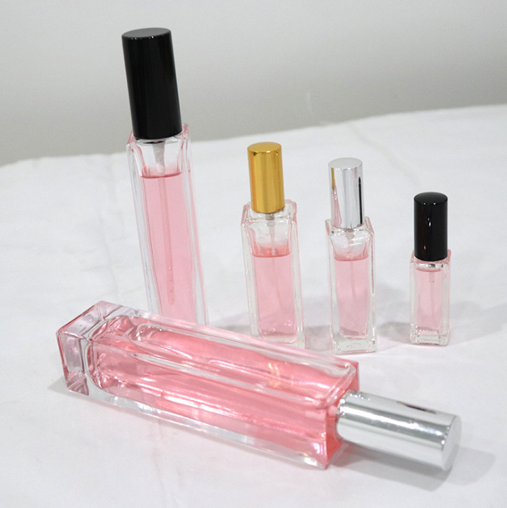 Empty 30ml 50ml 100ml Square Glass Spray Oil Dropper Bottle 50ml Essential Oil Bottle Perfume
