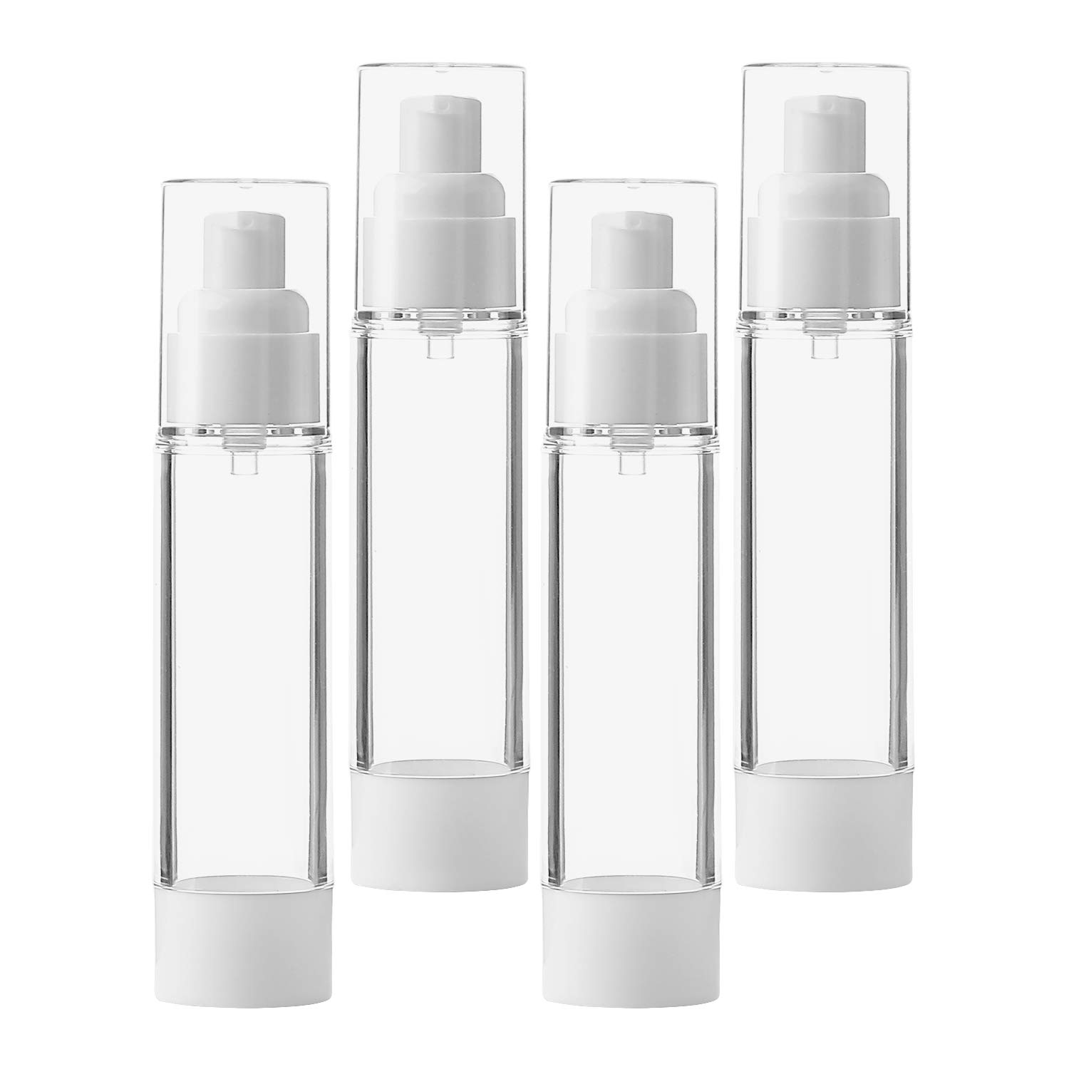 Empty 30ml 50ml acrylic airless pump bottle for cosmetic with bottle airless pump wholesale