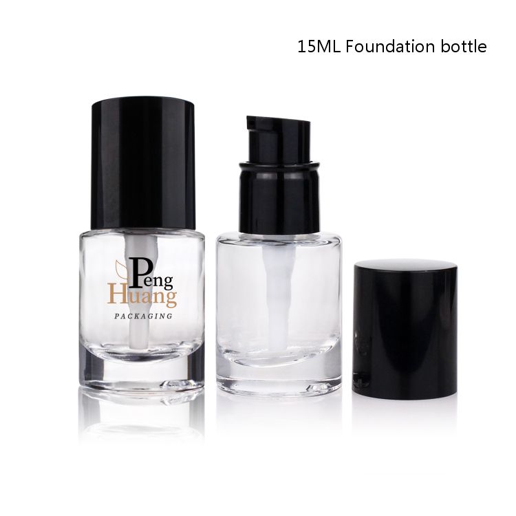 Empty 30ml Glass Liquid Cosmetic Container/ Foundation Bottle/ Cream Lotion Essential Oil Bottle