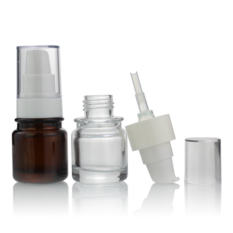 Empty 30ml Glass Liquid Cosmetic Container/ Foundation Bottle/ Cream Lotion Essential Oil Bottle