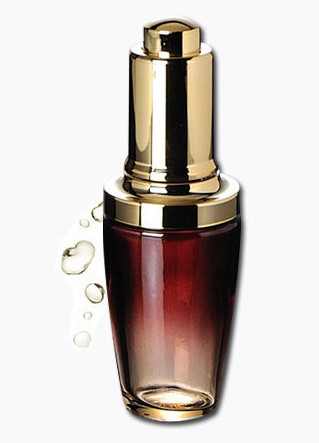 Empty 30ml Rrd Glass Dropper Bottle Rose Gold Cap Essential Oil Serum Bottle Luxury Cosmetic Packaging