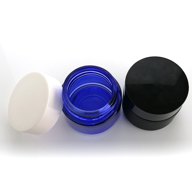 Empty 50g 100g clear cosmetic jar glass 50ml 100ml Empty 50g 100g frosted glass jar