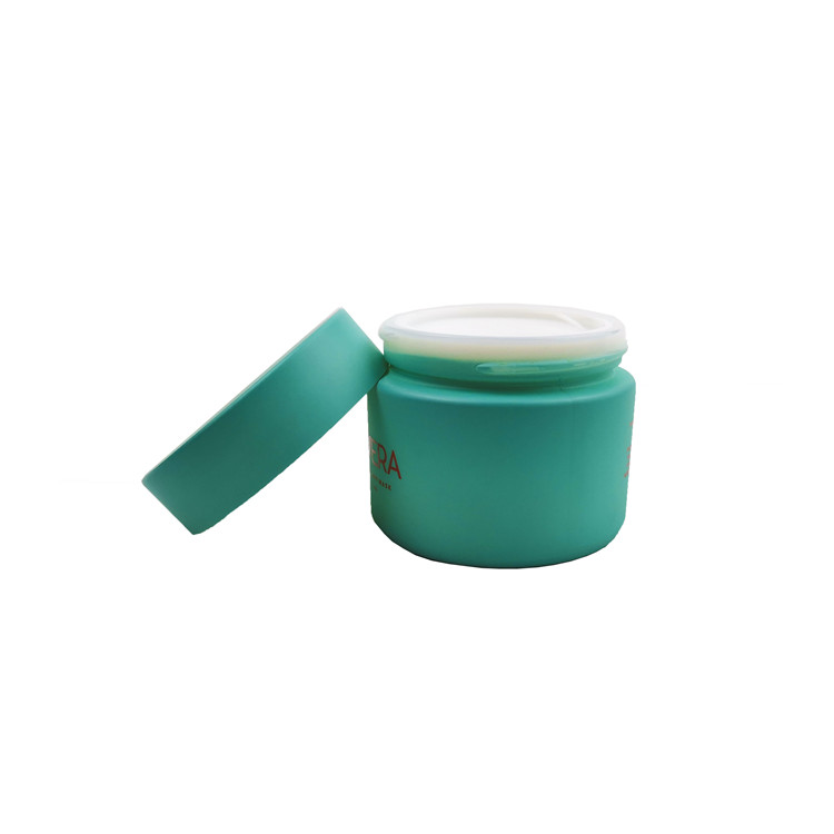 Empty 50g 60g 2.1oz cosmetic make up containers white porcelain glass jar cosmetic cream container 50ml 60ml face mask jar