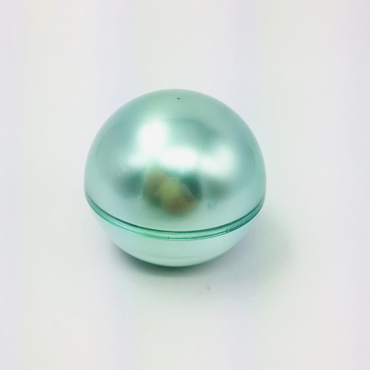 Empty 50g cosmetic acrylic cream jars in ball shape