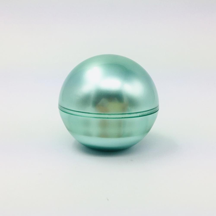 Empty 50g cosmetic acrylic cream jars in ball shape