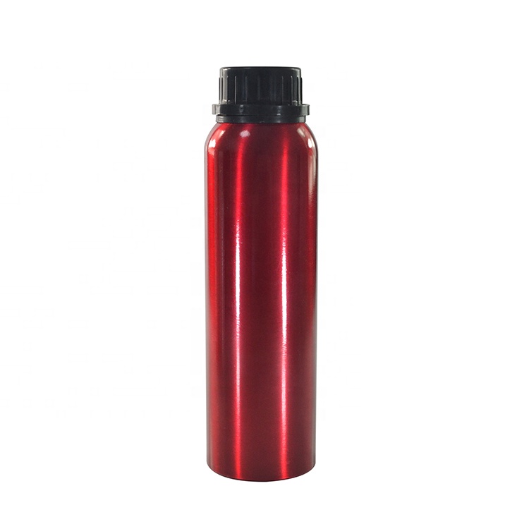 Empty 50ml 100ml 150ml 250ml aluminum essential oil bottle with tamper evident cap