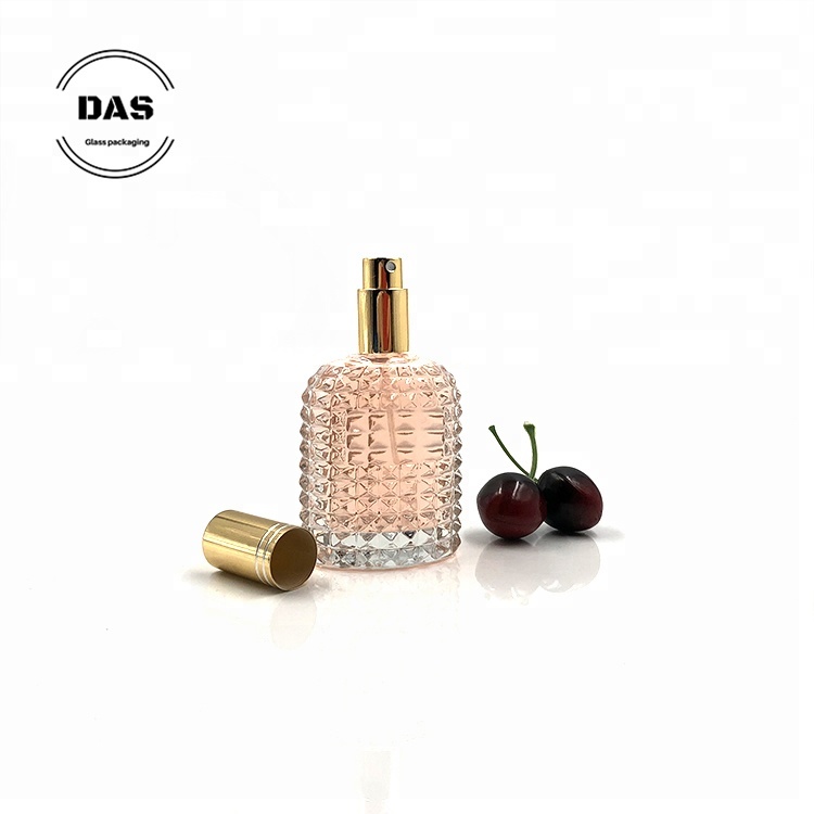 Empty 50ml Perfume Glass Bottle With Non-slip surface