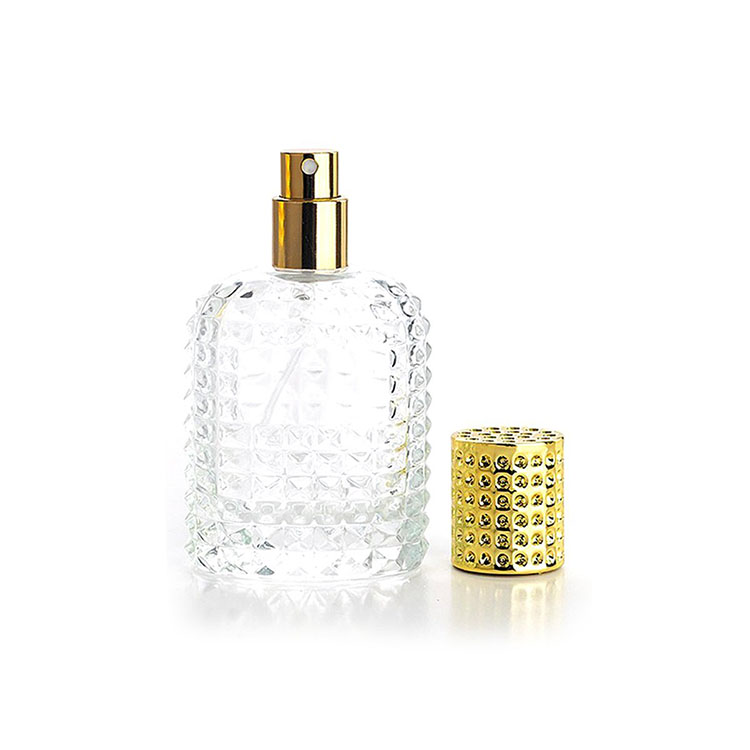 Empty 50ml Perfume Glass Bottle With Non-slip surface