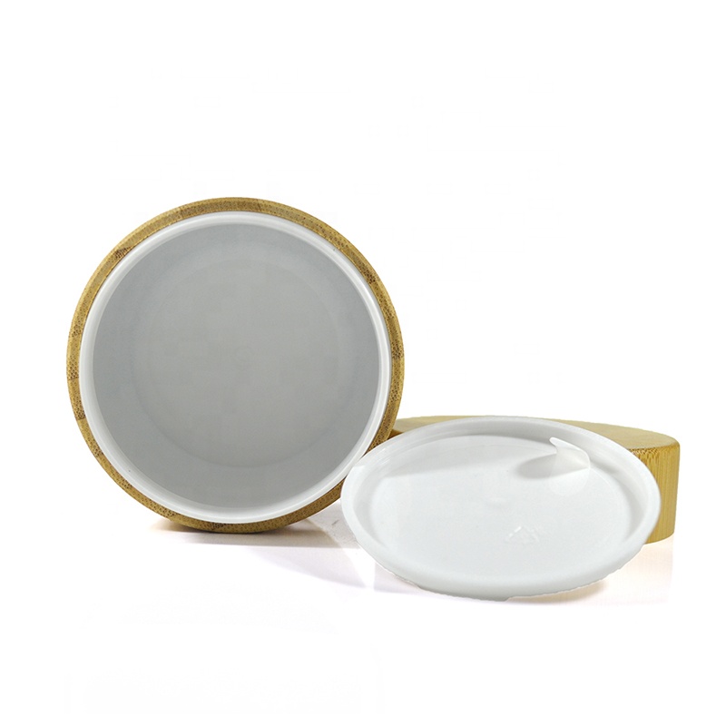 Empty 5g 10g 15g 20g 30g 50g 100g 150g 250g cosmetic bamboo cream jar with PP inner