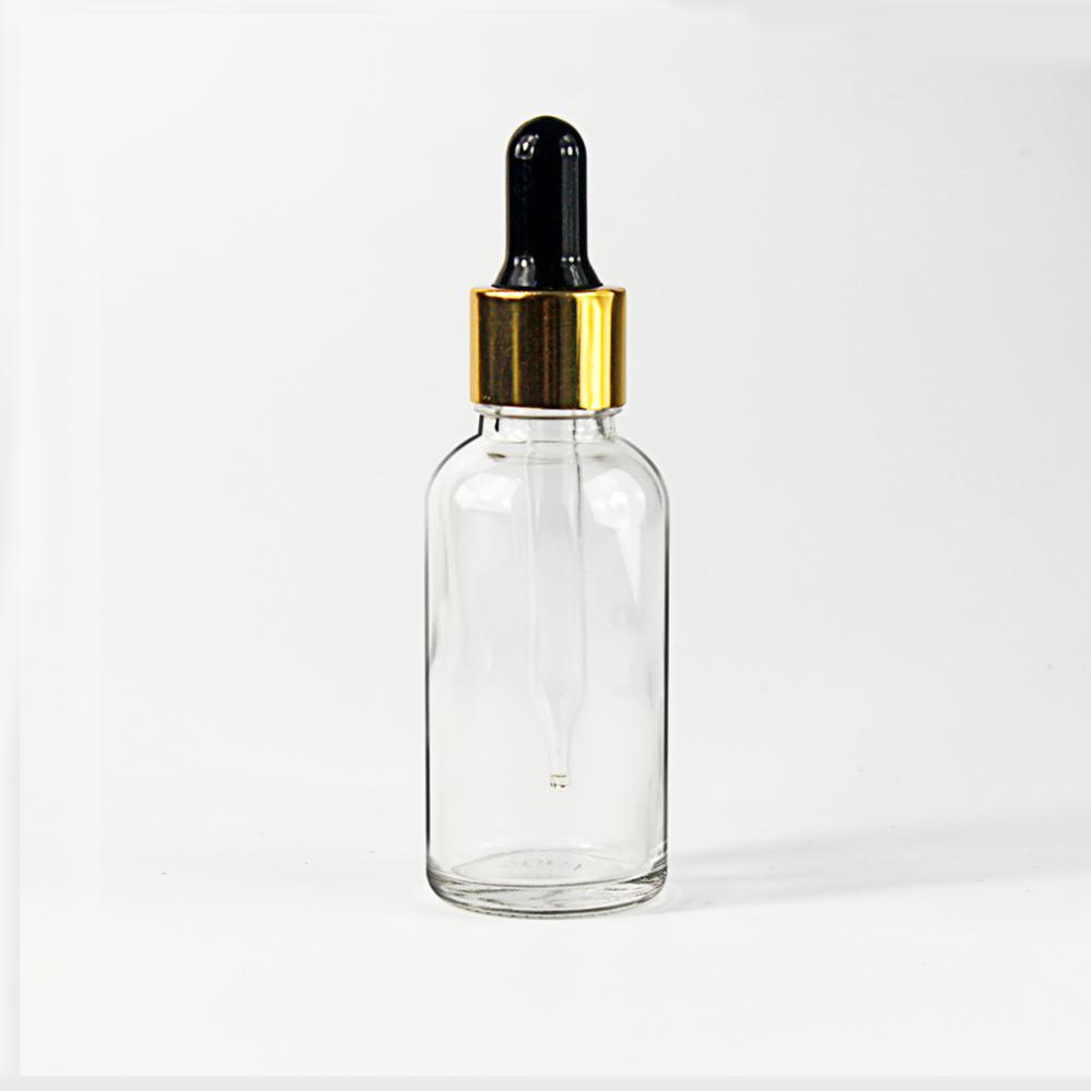 Empty 5ml 10ml 15ml 20ml 30ml 50ml 100ml glass dropper bottle with aluminum cap