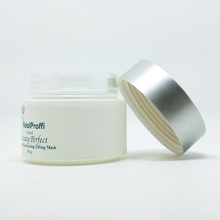 Empty 5ml 10ml 15ml 30ml 60ml white frosted cosmetic glass jar cream jar with golden lid