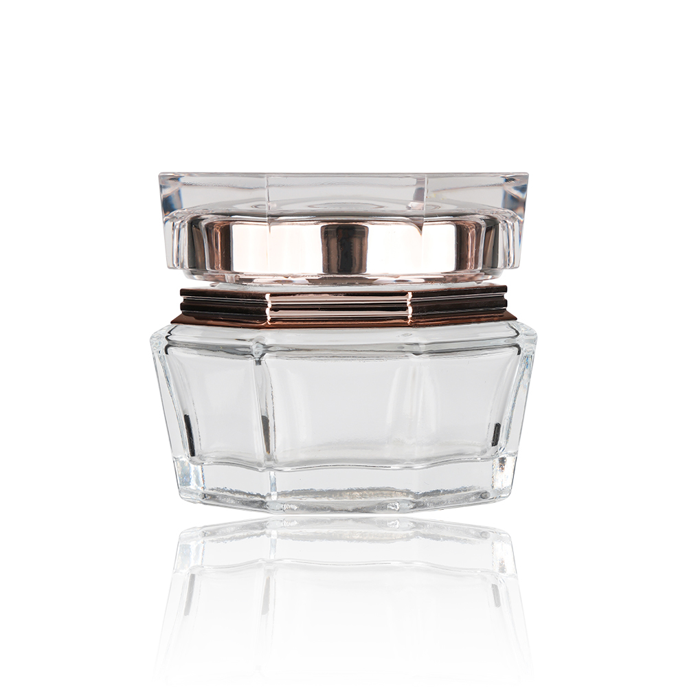 Empty 5ml 10ml 20ml 30 ml Luxury Glass Cosmetic Skin Care Face Cream Jar