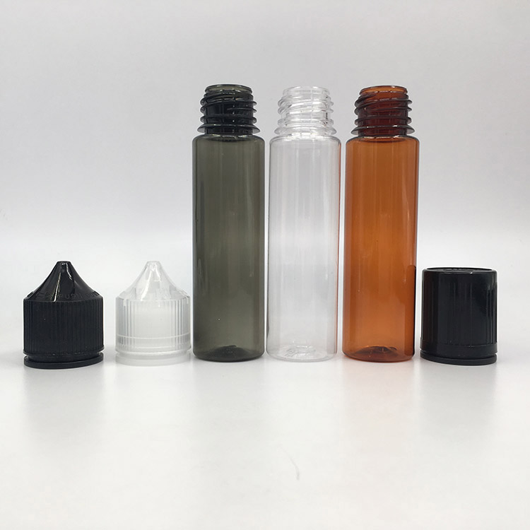 Empty 60 Ml Plastic Eliquid Vapor Juice Pen Shape Dropper Bottle