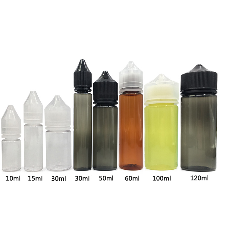 Empty 60 Ml Plastic Eliquid Vapor Juice Pen Shape Dropper Bottle