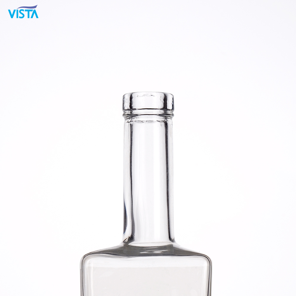 Empty 750ml Sprayed Color glass bottles liquor