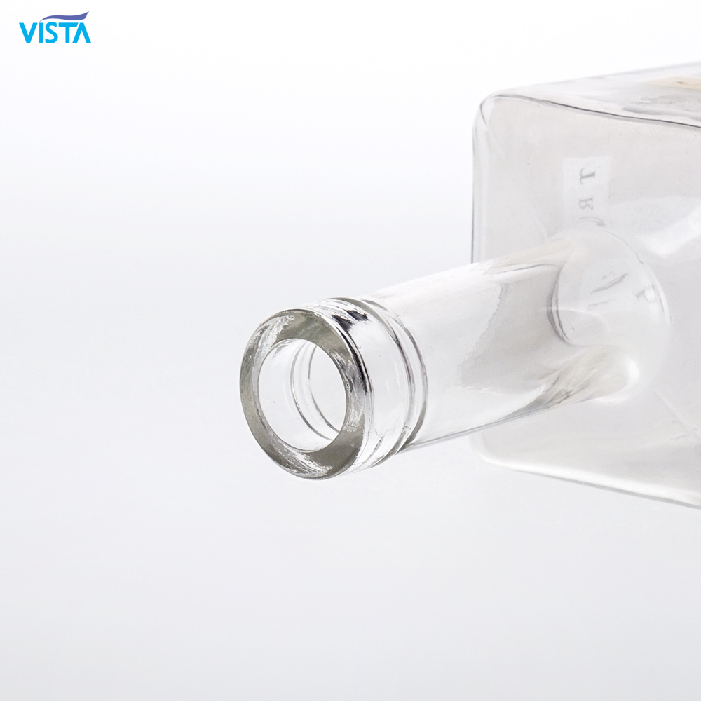 Empty 750ml Sprayed Color glass bottles liquor