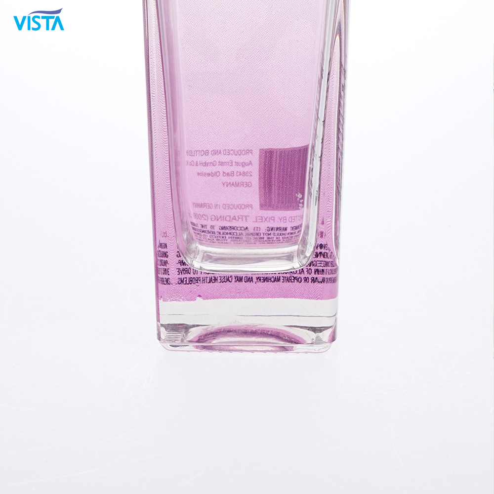 Empty 750ml Sprayed Color glass bottles liquor