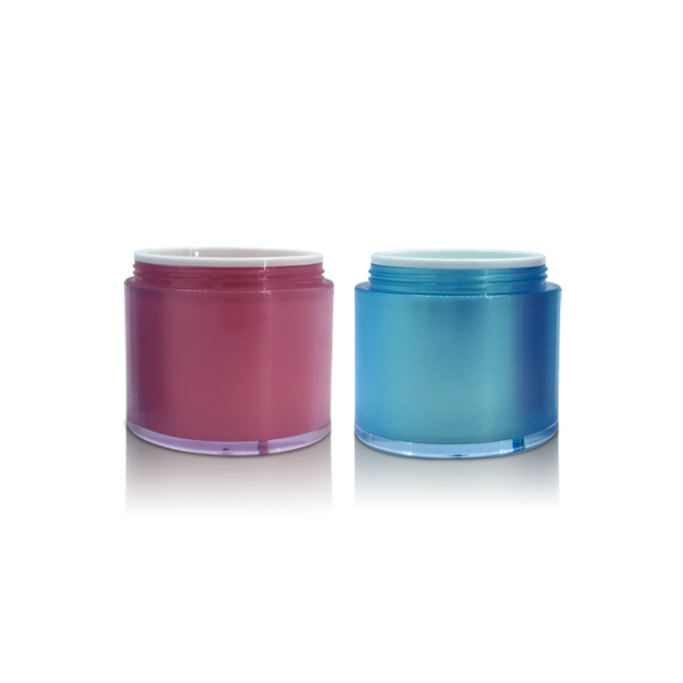 Empty Airless Facial-pack Neck Care Cream Packaging Vacuum Press Cream Plastic Jar 50g