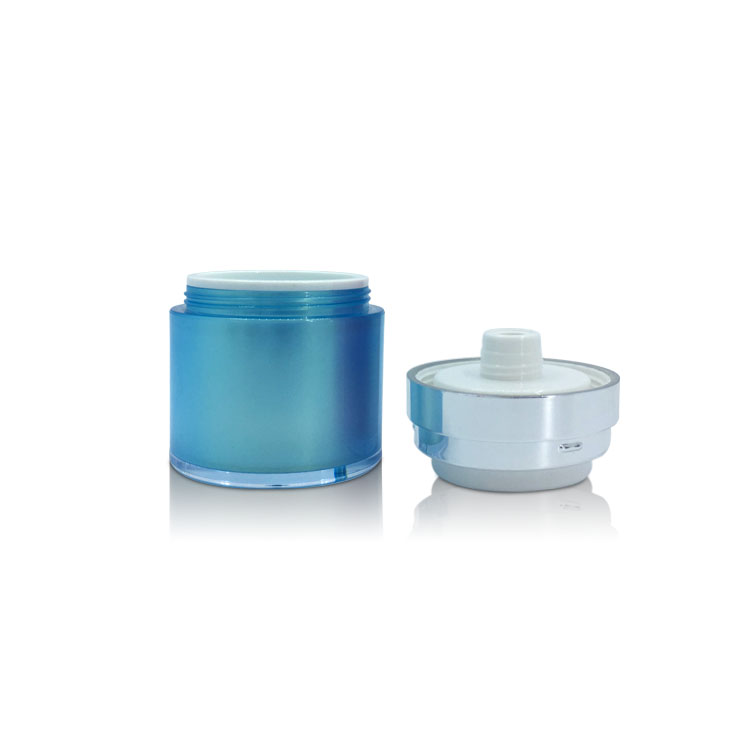 Empty Airless Facial-pack Neck Care Cream Packaging Vacuum Press Cream Plastic Jar 50g