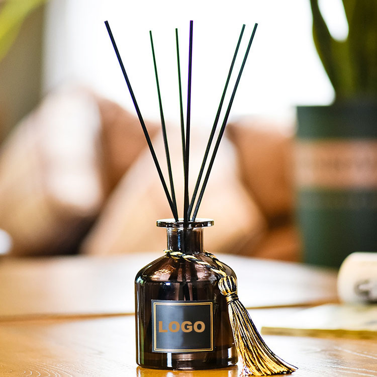 Empty Aromatherapy Bottle 50ml 100ml Refillable Perfume Atomiser Glass Reed Diffuser Bottle
