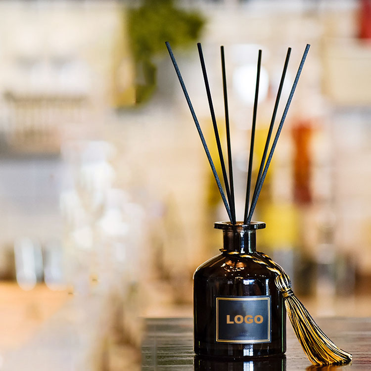 Empty Aromatherapy Bottle 50ml 100ml Refillable Perfume Atomiser Glass Reed Diffuser Bottle