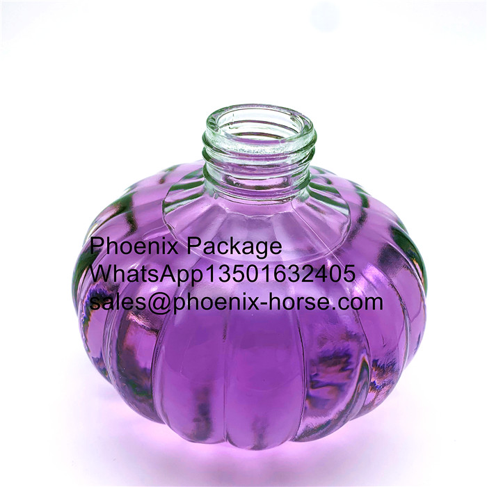 Empty Big Belly Glass Recycled Home Reed Luxury Screw Neck Diffuser Bottle 180ml